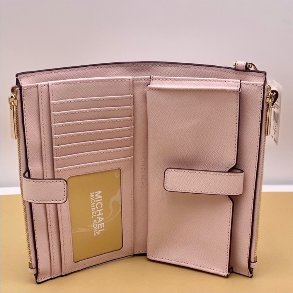 MICHAEL KORS JAYCEE MEDIUM BACKPACK And Wallet Set Pink - Picture 11 of 16
